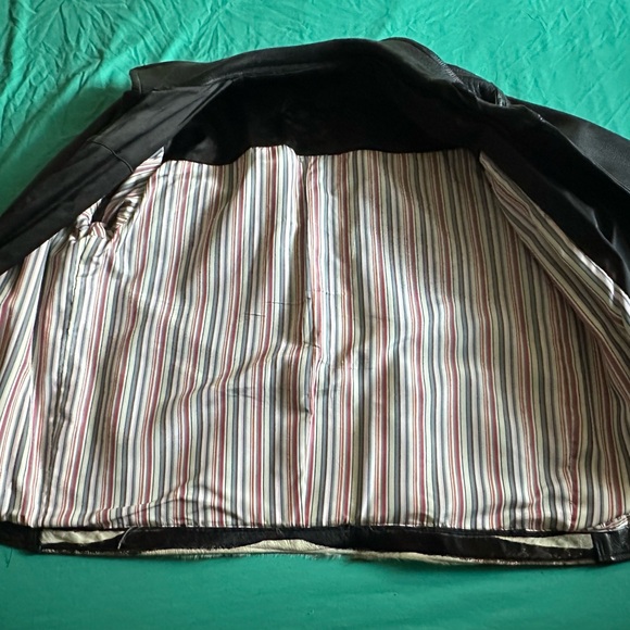 HEAVY Leather jacket- BULL HIDE and (faux) zebra hair - Picture 3 of 16